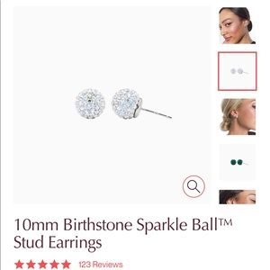 Hillberg&Berk sparkle ball earrings